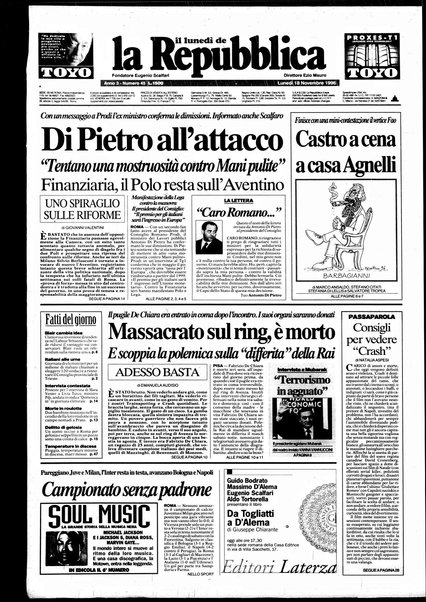 Il lunedì de La repubblica